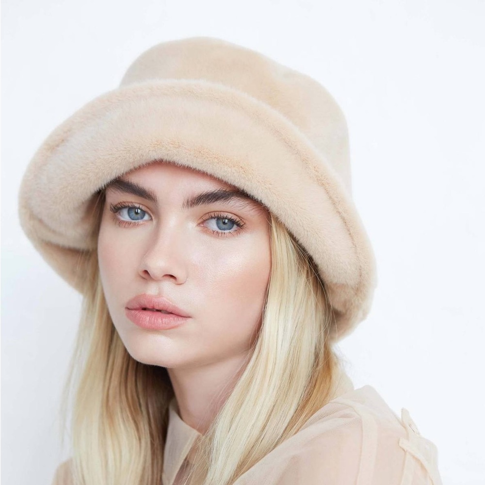 Avenue Camille Fur Bucket Hat